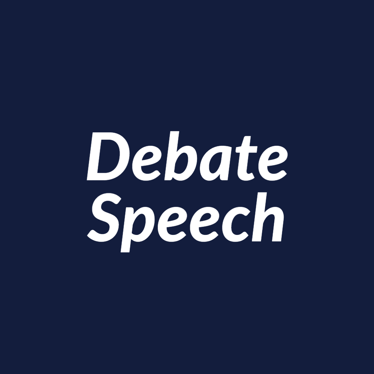 DebateSpeech